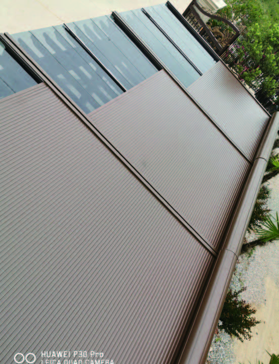 航城遮陽鋁合金天幕案例