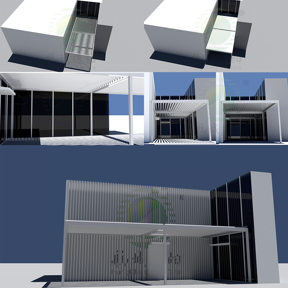 航城遮陽涼亭效果圖免費(fèi)制作