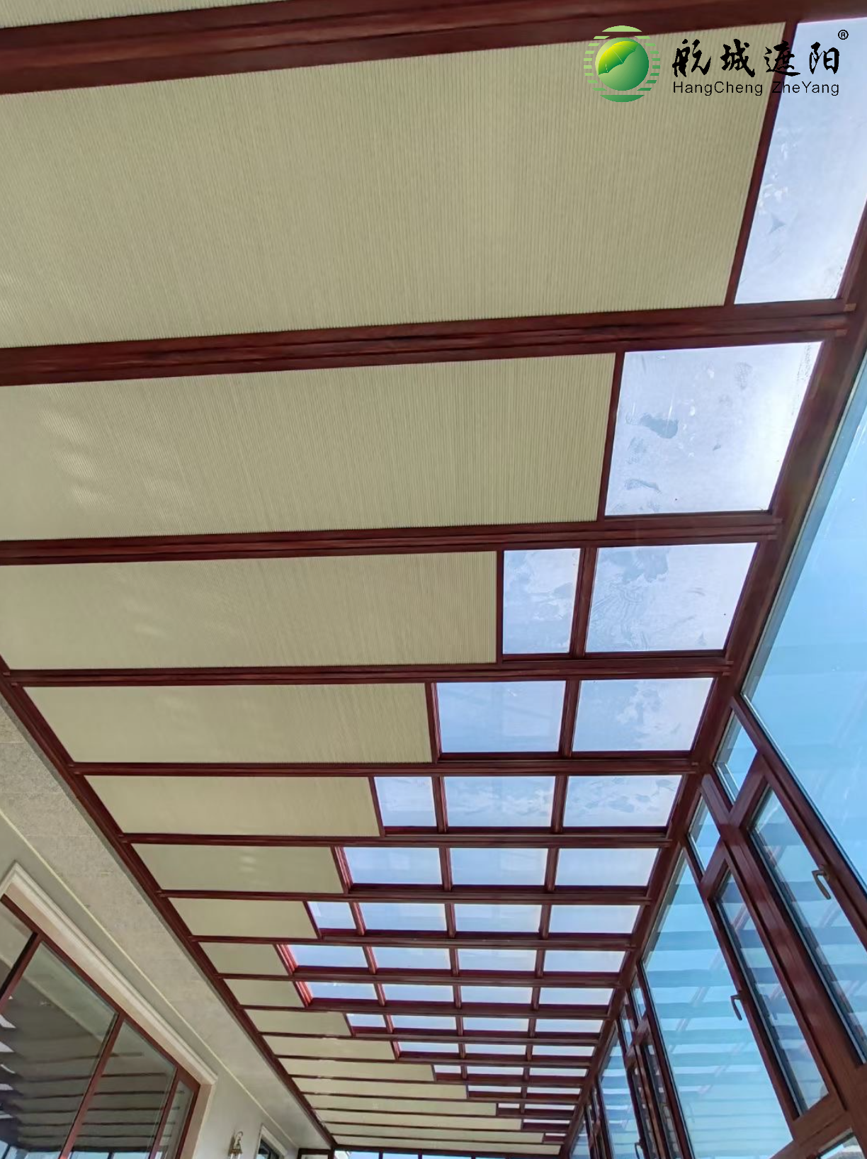 航城遮陽蜂巢簾