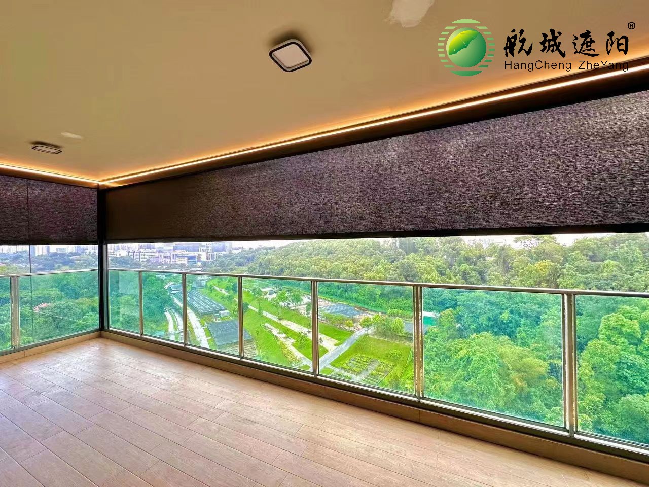 超寬帶燈防風簾,抗風,遮陽,防蚊,全拿捏