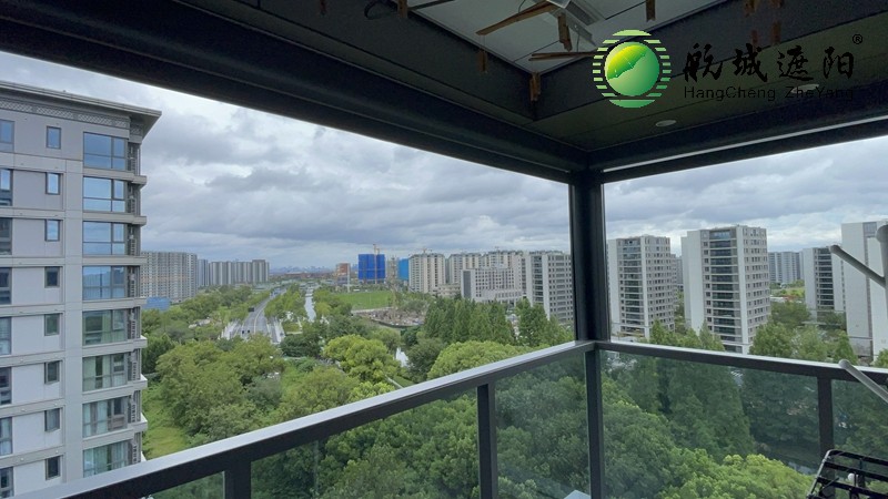 杭州望錢塘云莊防風(fēng)卷簾案例