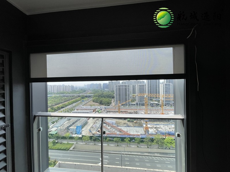 杭州上城區(qū) 彭埠街道棹月雅府小區(qū)防風(fēng)卷簾案例